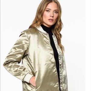 Levi’s Roxana Bomber Metallic Jacket woman Size S